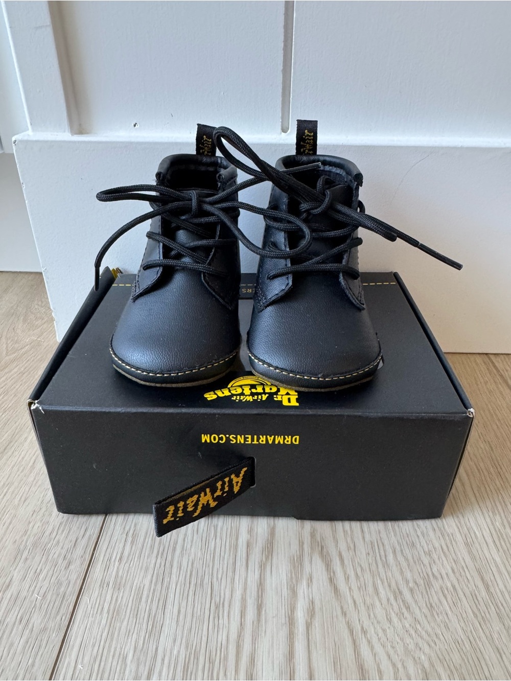 Dr. Martens 1460 Toddler Black Boots US 2 EU 17 With Original Box